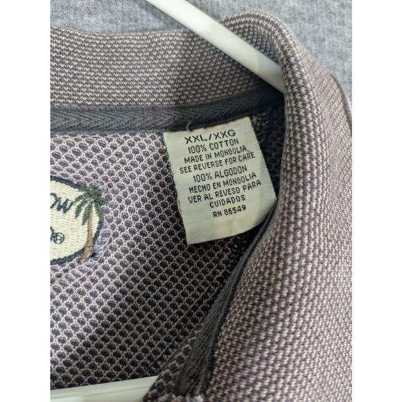 Bungalow Brand Men's Brown 100% Cotton Polo Shirt Size XXL - Picture 5 of 9